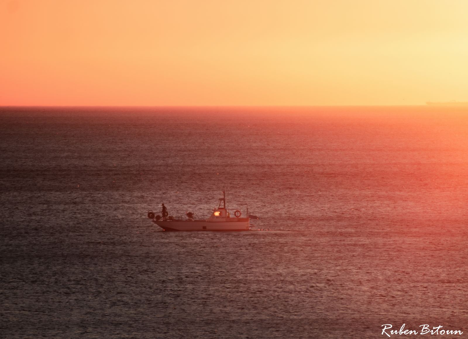 Bateau de pêche — au petit matin