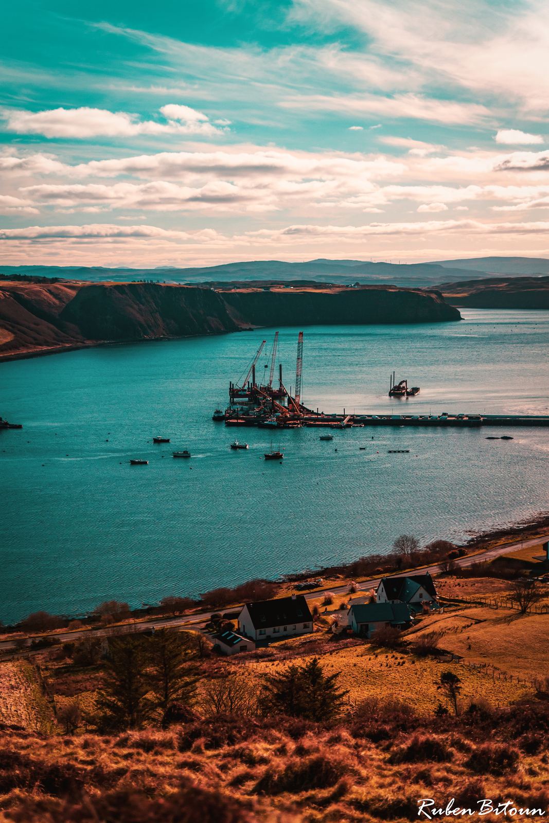 Écosse — le port d’Uig